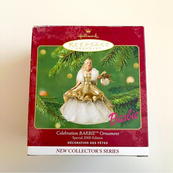 Celebration Barbie Ornament - special 2000 edition - hallmark - Picture 2 of 5
